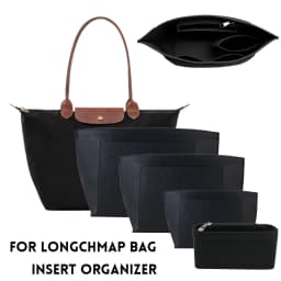 Organizer Insert For Longchamp Large Small Mini Size Totes Bag Felt Storage Bag Purse Insert Handbag Liner Bags Accessories