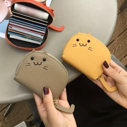 1pc Cat Card Bag Women's Multi-card Ticket Holder Cute Fashion Coin Purse Creative ID Card Holder Wallets for Women
