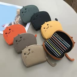 1pc Cat Card Bag Women's Multi-card Ticket Holder Cute Fashion Coin Purse Creative ID Card Holder Wallets for Women