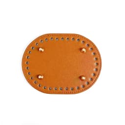 14.5x11cm Oval Bottom for Knitted Bag PU leather Bag Base Handmade Bottom With Holes Diy Crochet Bag Bottom accessories