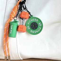 Fitness Keychain for Gym Lovers Premium Gift Sports Enthusiasts Accessories for Workout Bags Water Bottles D-shaped Buckle