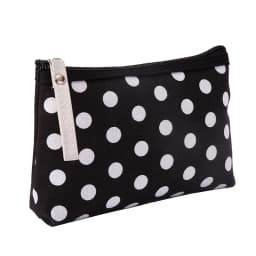 Canvas Dot Print Makeup Bag Women Cosmetic Bags Toiletry Bag Phone Organizer Key Phone Pouch Coin Purse Travel Cosmetic Bag