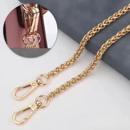 Wallet chain strap, replacement bag strap, DIY handbag metal chain shoulder bag,60cm/23.6 inch 90cm/35.4 inch 120cm/47.2 inch