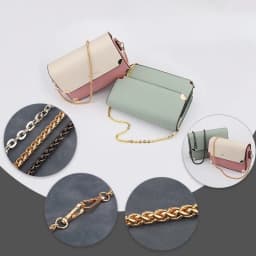Wallet chain strap, replacement bag strap, DIY handbag metal chain shoulder bag,60cm/23.6 inch 90cm/35.4 inch 120cm/47.2 inch