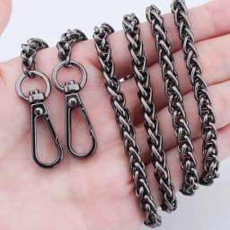 Wallet chain strap, replacement bag strap, DIY handbag metal chain shoulder bag,60cm/23.6 inch 90cm/35.4 inch 120cm/47.2 inch