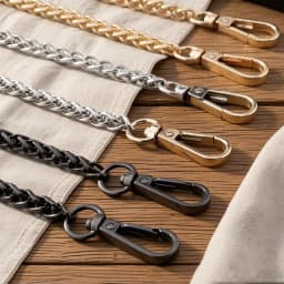 Wallet chain strap, replacement bag strap, DIY handbag metal chain shoulder bag,60cm/23.6 inch 90cm/35.4 inch 120cm/47.2 inch