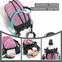 Dopamine Crossbody Water Bottle Bag 2026 New Model Portable Large Capacity Phone Bag Waterproof Water Bottle Bag for Students