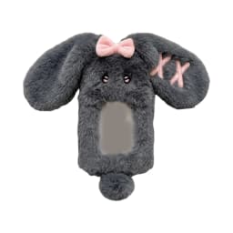 1PCS Plush Photocard Holder Cute Cartoon Rabbit with Long Ears Design Soft ID Credit Card Protector Band Photo Card Sleeve
