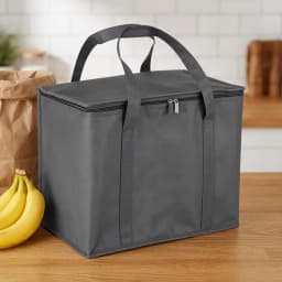 Leakproof Insulated Lunch Cooler Bag - Collapsible, Waterproof Thermal Tote with Ice Pack for Delivery & Outdoors