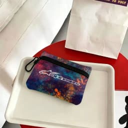 Alpinestars Logo Multifunctional Oxford Cloth Small Pouch With Hook Mini Coin Wallet Earbud Storage Bag