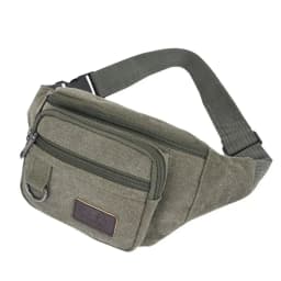 Waterproof Waist Bag Korean-style High-capacity Outdoor Sports Fanny Pouch Canvas Child Banana Bag for Girls Kids Bag