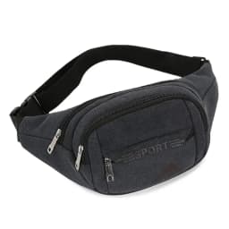 Waterproof Waist Bag Korean-style High-capacity Outdoor Sports Fanny Pouch Canvas Child Banana Bag for Girls Kids Bag