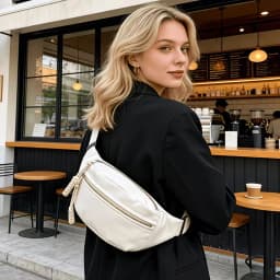 Simple and Lightweight Unisex Chest Bag, Crossbody Bag, Shoulder Bag, with Adjustable Shoulder Strap, Built-In Large Capacity Design, Frees Your Hands, Suitable for Daily Commuting, Travel, and Student Use