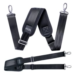 59 Inch Shoulder Strap Universal Replacement Handbag Strap with Fixed Padding and Adjustable Buckle for Single Shoulder Bag