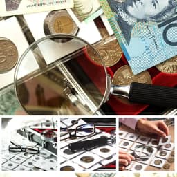 50PCS Square Cardboard Case Coin Album Commemorative Coin Paper Protective Clip Coin Supplies Storage 20.5/23/25/27.5/31.5/40mm