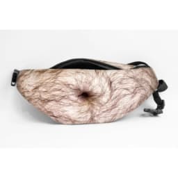 1pcs Creative Belly Waist Bag Outdoor Sports Funny Fake Belly Pouch Daily Casual Hidden Storage Fanny Pack for Travel Hiking