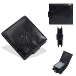 Baellerry Luxury Men's Short Wallet Vintage Logo Print Zipper Card Holder with Coin Pocket Male Purses
