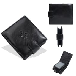 Baellerry Luxury Men's Short Wallet Vintage Logo Print Zipper Card Holder with Coin Pocket Male Purses
