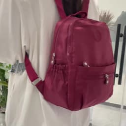 Dual Shoulder Bag, Fashionable Oxford Cloth, Men's and Women's Bag, Nylon Fabric, Casual Shopping Backpack