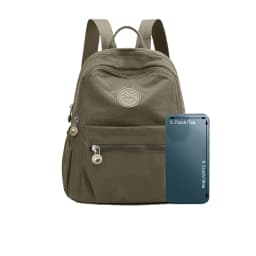 Dual Shoulder Bag, Fashionable Oxford Cloth, Men's and Women's Bag, Nylon Fabric, Casual Shopping Backpack