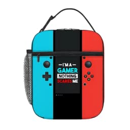 Games Console Handheld Lunch Bag For Boy/Girls Children Best Gifts 2D Flat Cartoon Thermal Insulation Lunch Box Bag Picnic Bag