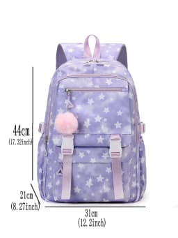 KPop Demon Hunters Print Student Backpack Large Capacity Schoolbag Teenagers Student Backpack Women's Travel Laptop Bagpack
