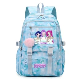 KPop Demon Hunters Print Student Backpack Large Capacity Schoolbag Teenagers Student Backpack Women's Travel Laptop Bagpack
