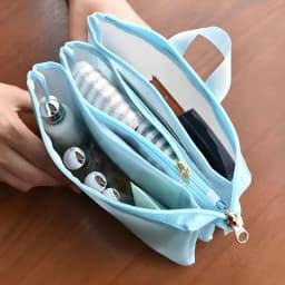 Mesh Storage Makeup Bag, Large Capacity, Simple and Portable Washing Bag, Business Travel Storage Bag - Multi-Purpose Storage Ba