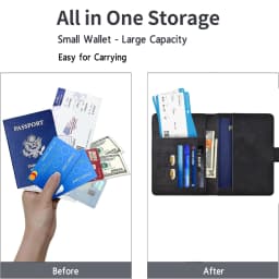 Passport Holder for Travel Essentials Passport Wallet Cover Case for Travel Accessories,Passport Book Holders for Women/Men