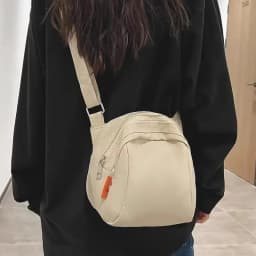 Lightweight and Versatile Nylon Shell Bag for Women, 2026 New Large Capacity Casual Single Shoulder Crossbody Commuting Bag