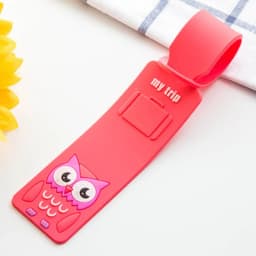 Lovely Silicone Luggage Tag Boarding Pass Luggage Tag Checked Fashion Travel Accessories Cute Luggage Tag Flight