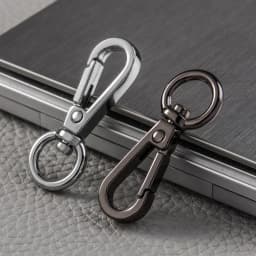 10Pcs Swivel Lobster Clasps, Classic Swivel Trigger Snap Hooks, Push Gate Snap Hook Bag Clips for Lanyard DIY Outdoor Keychain