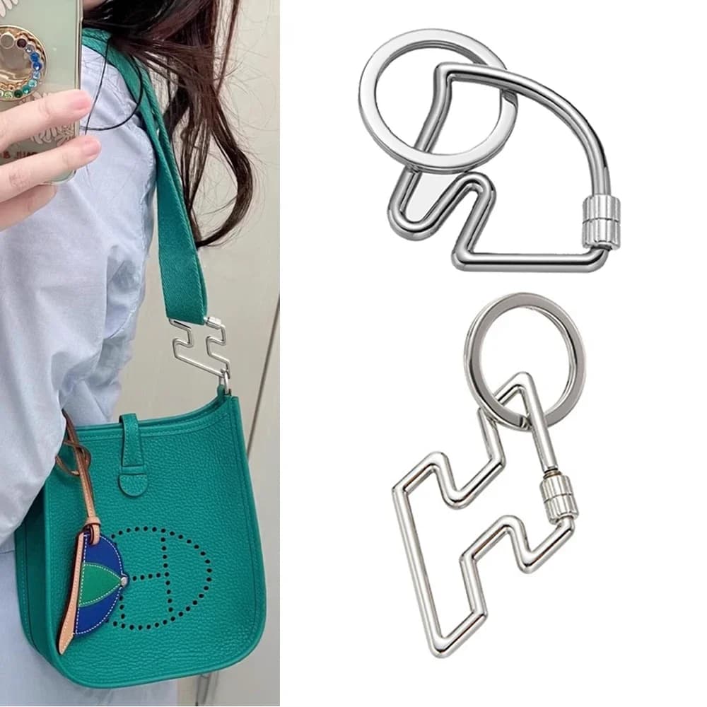 Suitable for Bags, Horse Head Bag Charm,bag Pendant H Too Speed Key Chain Cheval Key Chain Decorative Buckle Bag Shoulder Strap