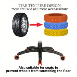 8PCS Luggage Wheels Protector Silicone Wheels Caster Shoes Travel Luggage Suitcase Reduce Noise Wheels Guard Cover Accessories