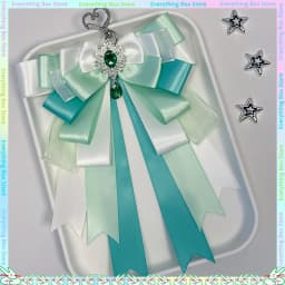 Double Layer Bow Pendant Versatile Ribbon Anime Itabag DIY Pendant Bag Lolita Two-Dimensions Itabag Jewelry Gift For Friends