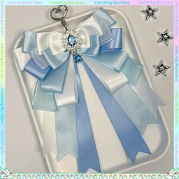 Double Layer Bow Pendant Versatile Ribbon Anime Itabag DIY Pendant Bag Lolita Two-Dimensions Itabag Jewelry Gift For Friends