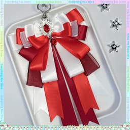 Double Layer Bow Pendant Versatile Ribbon Anime Itabag DIY Pendant Bag Lolita Two-Dimensions Itabag Jewelry Gift For Friends