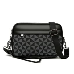 Top-quality PU Leather Men Waist Packs Business Crossbody Bags for Male Fashion Travel Storage Phone Shoulder Bags Clutch Bag