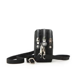 Fashion ladies crossbody bag large capacity single shoulder bag with three zippers phone and loose change storage bag