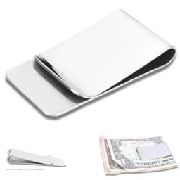 High Quality Metal Clip Slim Pocket Credit Card ID Clip Stainless Steel Money Clip Wallet Cash Clamp Men Purse
