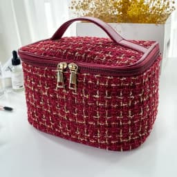 New Women's Portable Makeup Bag with Large Capacity Handheld Toilet Bag, Essential Cosmetic Organizer for Toilet Storage