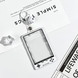Creative Transparent Kpop Card Holder Korean Fashion Display Student Card Protector for Kids Idol Photocard Holder with String