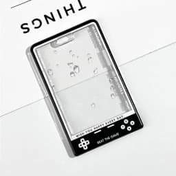 Creative Transparent Kpop Card Holder Korean Fashion Display Student Card Protector for Kids Idol Photocard Holder with String