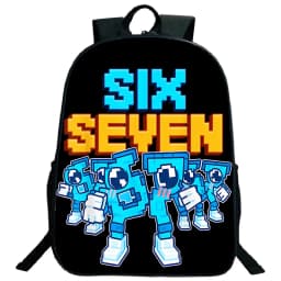 Steal A Brainrot 67 Six Seven Children Backpack Students Travel Daypack Boys Girls Funny Number Design School Bags Lightweight