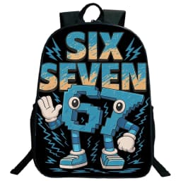 Steal A Brainrot 67 Six Seven Children Backpack Students Travel Daypack Boys Girls Funny Number Design School Bags Lightweight