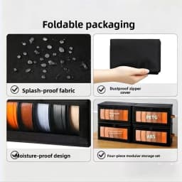 3D Printer Filament Storage Bag Non-Woven Fabric Transparent Window Dustproof Moisture Resistant Organizer For Workshop Home