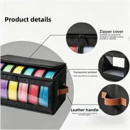3D Printer Filament Storage Bag Non-Woven Fabric Transparent Window Dustproof Moisture Resistant Organizer For Workshop Home