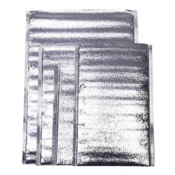 50Pcs/Pack Ice Cold Warm Aluminum Foil Bag Delivery Carrier Drink Storage Insulation Bag Food Thermal Packing Cooler Bag