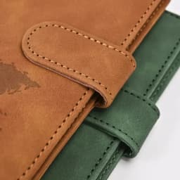 Leather Passport Holder Travel Wallet with ID Credit Card Slot PU Leather Passport Covers Case RFID Blocking Passport Protector