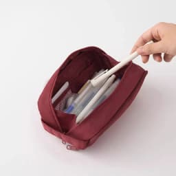 Double Layer Cosmetic Bag Nylon Travel Makeup Organizer Large Capacity Toiletry Bag Multifunction Pencil Case Brush Holder